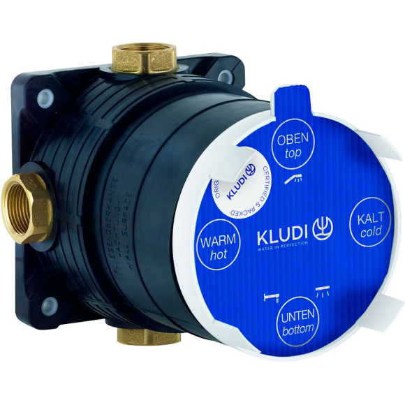 Душевая система Kludi Zenta 388320545 с термостатом Хром Душевая система Kludi Zenta 388320545 с термостатом Хром