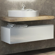 Тумба Velvex Felay 96 tpFEL.95-43.21 подвесная Белая глянцевая