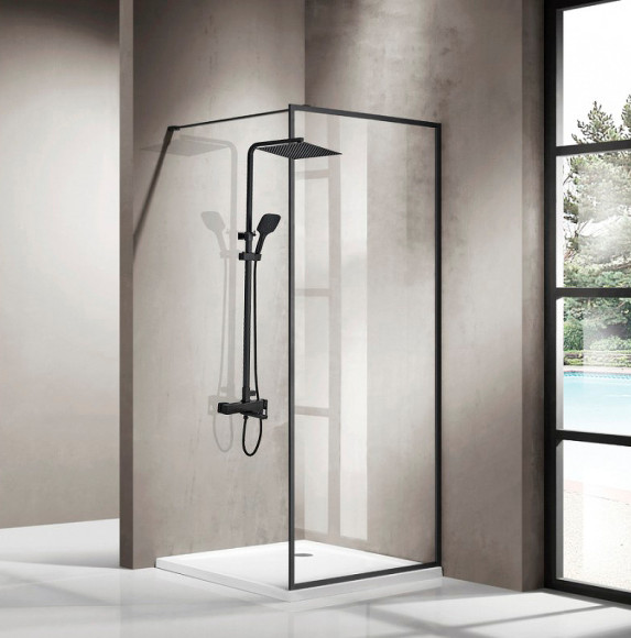 Душевая система ALMAes Tena TVZ-1825 Черная матовая Душевая система ALMAes Tena TVZ-1825 Черная матовая