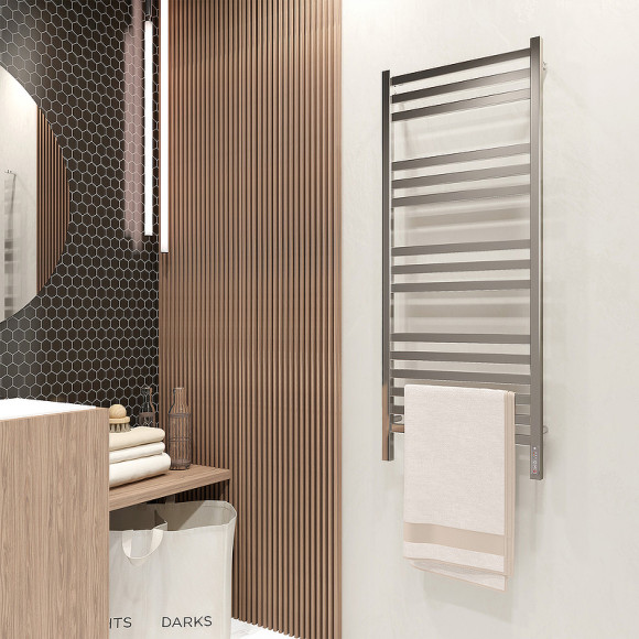 Электрический полотенцесушитель Terminus Ното П15 500х1300 4670078526953 Хром