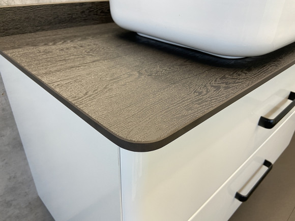 Тумба с раковиной Comforty Амстердам 95 00-00005494 подвесная Белый глянец Тумба с раковиной Comforty Амстердам 95 00-00005494 подвесная Белый глянец