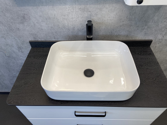 Тумба с раковиной Comforty Амстердам 95 00-00005494 подвесная Белый глянец Тумба с раковиной Comforty Амстердам 95 00-00005494 подвесная Белый глянец