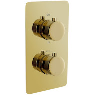 Смеситель для душа Boheme Cell 134-3-G с термостатом Золото