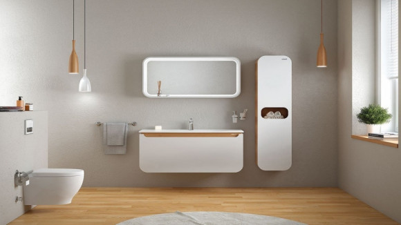 Шкаф пенал Creavit Pion 40 PN2160.02.BDM подвесной Белый Дуб Шкаф пенал Creavit Pion 40 PN2160.02.BDM подвесной Белый Дуб