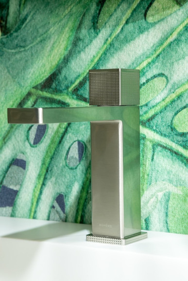 Смеситель для раковины Boheme Quad 159-NB Никель