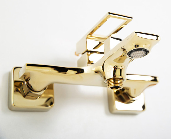 Смеситель для ванны BelBagno Luce LUC-VAS-ORO Золото Смеситель для ванны BelBagno Luce LUC-VAS-ORO Золото