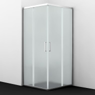Душевой уголок WasserKRAFT Main 90x90 41S03M профиль Хром стекло матовое
