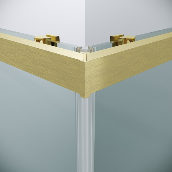 Душевой уголок Grossman Cosmo 90х90 300.K33.02.9090.32.00 профиль Золото сатин стекло прозрачное Душевой уголок Grossman Cosmo 90х90 300.K33.02.9090.32.00 профиль Золото сатин стекло прозрачное