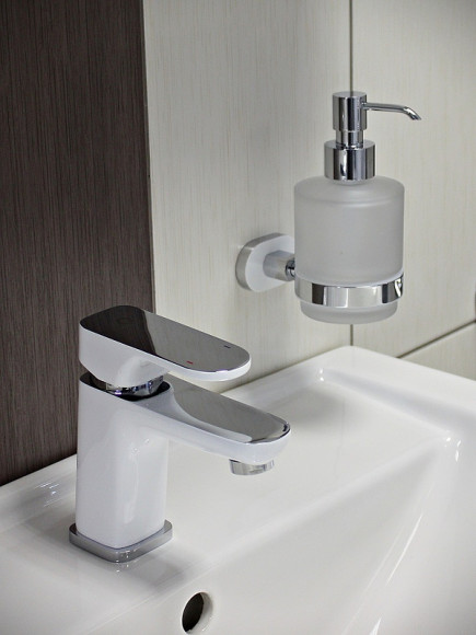 Дозатор для жидкого мыла Rav Slezak Yukon YUA0303CB Хром Белый Дозатор для жидкого мыла Rav Slezak Yukon YUA0303CB Хром Белый