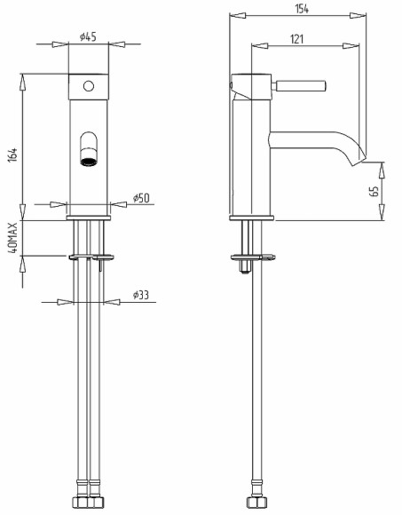 Смеситель для раковины Migliore Fortis 18662 Хром