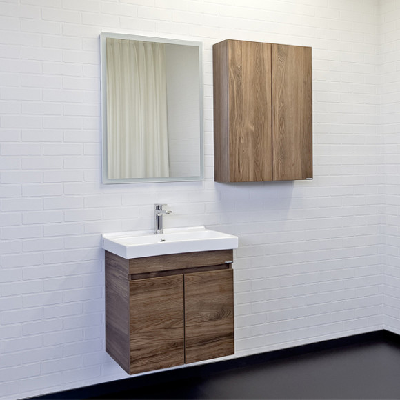 Подвесной шкаф Comforty Осло 60 00-00011150 Дуб темно-коричневый Подвесной шкаф Comforty Осло 60 00-00011150 Дуб темно-коричневый