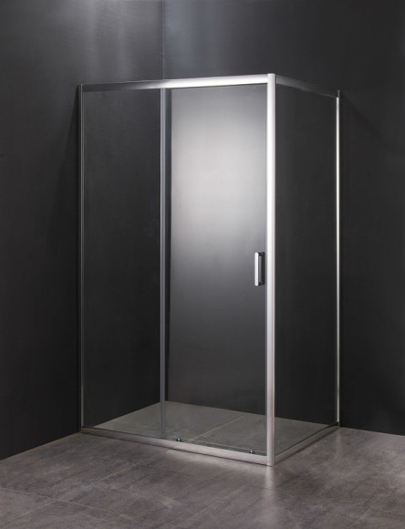 Душевой уголок Orange 150x80 E23-15080TCR профиль Хром стекло прозрачное Душевой уголок Orange 150x80 E23-15080TCR профиль Хром стекло прозрачное