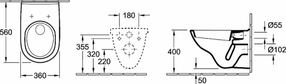 Комплект унитаза Villeroy&Boch O Novo 5660H101 с инсталляцией Alcaplast Sadromodul AM101/1120-3:1 RU M71-0001 с сиденьем Микролифт и клавишей смыва Хром
