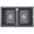 Кухонная мойка Paulmark Tandem 80/2 PM238150-DG Графит