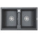 Кухонная мойка Paulmark Tandem 80/2 PM238150-DG Графит Кухонная мойка Paulmark Tandem 80/2 PM238150-DG Графит