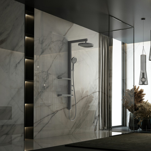 Душевая система Vincea Inspire VSFS-3I11GM Вороненая сталь Душевая система Vincea Inspire VSFS-3I11GM Вороненая сталь