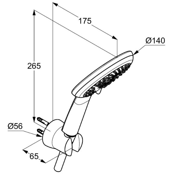 Душевой гарнитур Kludi Freshline 6795005-00 Хром Душевой гарнитур Kludi Freshline 6795005-00 Хром