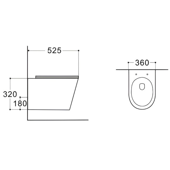 Унитаз Aquatek Вега AQ1905-MG подвесной Серый матовый с сиденьем Микролифт