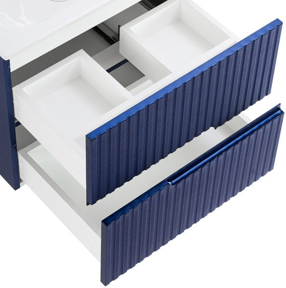 Тумба под раковину Cezares Duet 60 DUET-600-2C-SO-SPF-P подвесная Sapfiro