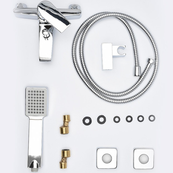 Смеситель для ванны AQUAme Prato AQMP6122 Хром Смеситель для ванны AQUAme Prato AQMP6122 Хром