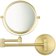 Косметическое зеркало Fixsen Hotel FX-31021G Золото-сатин Косметическое зеркало Fixsen Hotel FX-31021G Золото-сатин