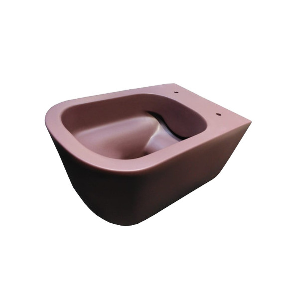 Унитаз Kerasan Tribeca 511475 подвесной Borgogna matt без сиденья Унитаз Kerasan Tribeca 511475 подвесной Borgogna matt без сиденья