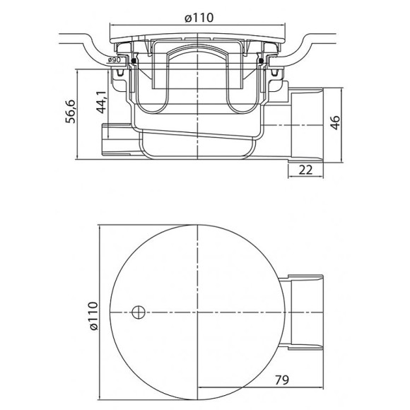 Акриловый поддон для душа Cezares Tray A 120x100 L TRAY-A-RH-120/100-550-15-W-L Белый