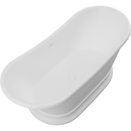 Ванна из искусственного камня Allen Brau Classic 170x75 2.35004.21 Белая матовая без гидромассажа Ванна из искусственного камня Allen Brau Classic 170x75 2.35004.21 Белая матовая без гидромассажа