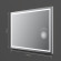 Зеркало AM.PM Gem 100 M91AMOX1003WG с подсветкой с механическим выключателем