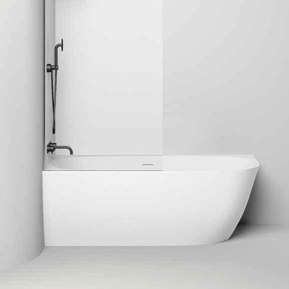 Ванна из искусственного камня Salini Sofia Corner Left 170х85 102525M Белая матовая Ванна из искусственного камня Salini Sofia Corner Left 170х85 102525M Белая матовая