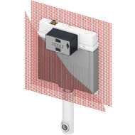 Смывной бачок Tece Box Octa II 9370500 для напольного унитаза без клавиши смыва