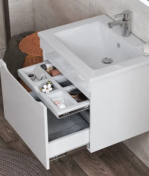 Тумба под раковину Vigo Grani 60 tp.GRI.ELI.60.1Y подвесная Белая