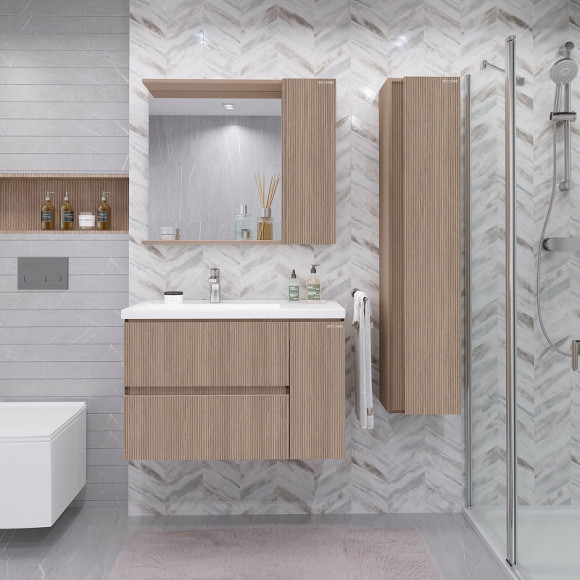 Зеркало со шкафом Grossman Юнит 80 208011 Кадена вуд