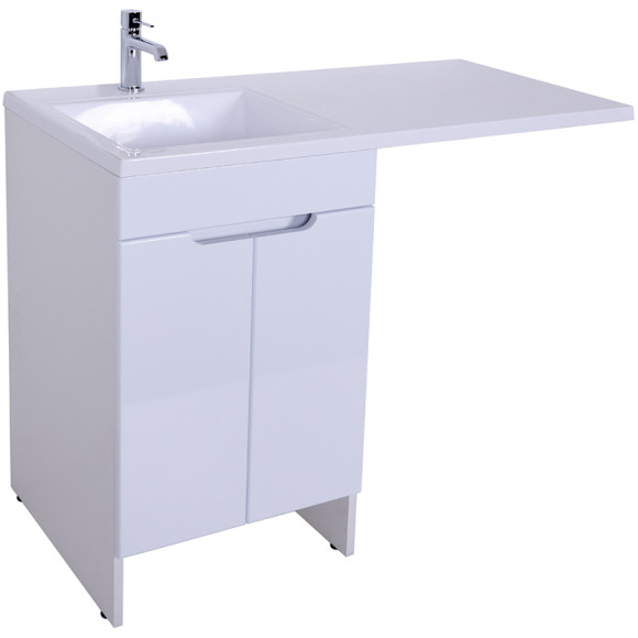 Тумба с раковиной Orange Kandy 110 L OPKD-110TUW+RAL Белый глянец Тумба с раковиной Orange Kandy 110 L OPKD-110TUW+RAL Белый глянец