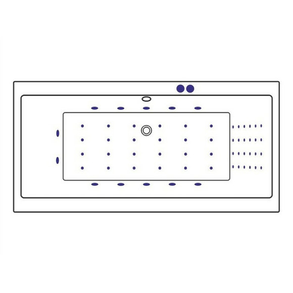 Акриловая ванна Excellent Pryzmat 190x90 WAEX.PRY19.NANO.CR с гидромассажем Акриловая ванна Excellent Pryzmat 190x90 WAEX.PRY19.NANO.CR с гидромассажем