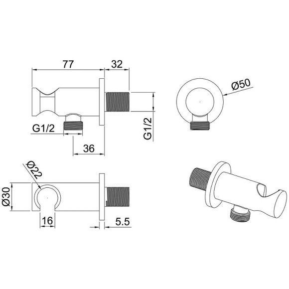 Шланговое подключение Allen Brau Priority 5.31015-00 Хром Шланговое подключение Allen Brau Priority 5.31015-00 Хром