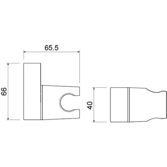 Держатель ручного душа Aquatek AQ2406MB Черный матовый Держатель ручного душа Aquatek AQ2406MB Черный матовый