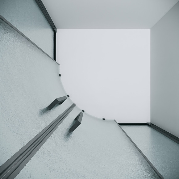 Душевой уголок Grossman Cosmo 80х80 301.K33.02.8080.21.02 профиль Черный матовый стекло шиншилла Душевой уголок Grossman Cosmo 80х80 301.K33.02.8080.21.02 профиль Черный матовый стекло шиншилла