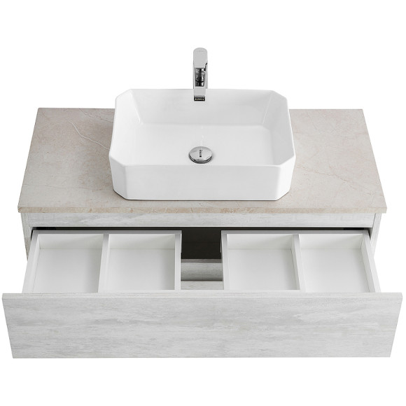 Тумба под раковину Cezares Molveno 46 80 MOLVENO 46-80-2C-SO-LB подвесная Legno Bianco Тумба под раковину Cezares Molveno 46 80 MOLVENO 46-80-2C-SO-LB подвесная Legno Bianco