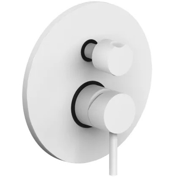 Душевая система Paffoni Light KITLIG018BO Белая матовая