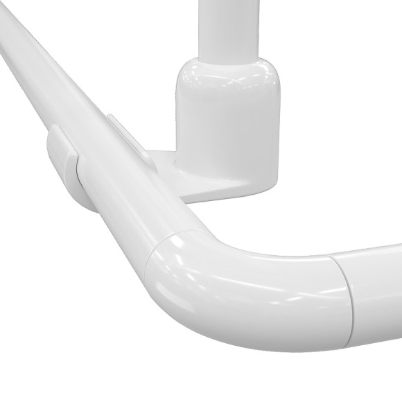 Карниз для ванны WasserKRAFT Kammel 90x90 SC-839090 Белый Карниз для ванны WasserKRAFT Kammel 90x90 SC-839090 Белый