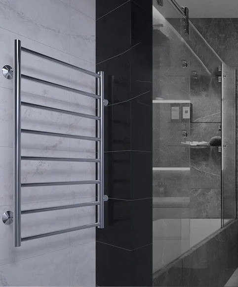 Водяной полотенцесушитель Terminus Аврора П8 500х800 бп500 4670078529923 Хром, боковое подключение, G 1" НР