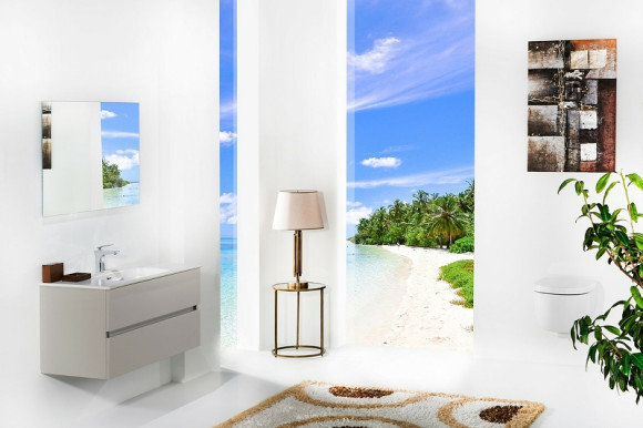 Тумба под раковину Boheme Armadi Art Vallessi 100 837-100-C mat подвесная Кашемир матовый