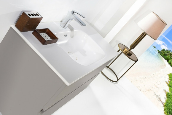 Тумба под раковину Boheme Armadi Art Vallessi 100 837-100-C mat подвесная Кашемир матовый