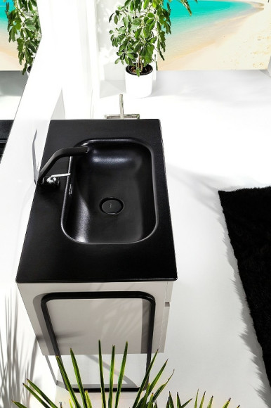 Тумба под раковину Boheme Armadi Art Vallessi 100 837-100-C mat подвесная Кашемир матовый