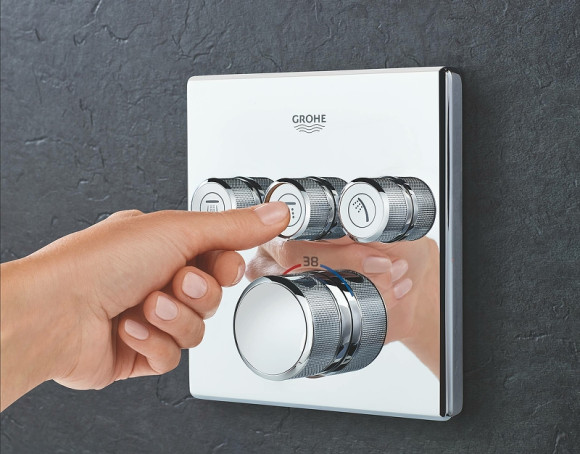 Смеситель для душа Grohe Grohtherm SmartControl 29126000 с термостатом Хром Смеситель для душа Grohe Grohtherm SmartControl 29126000 с термостатом Хром