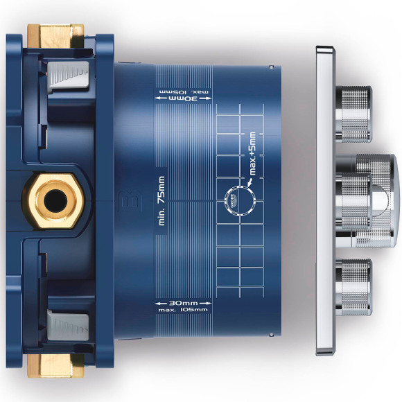 Смеситель для душа Grohe Grohtherm SmartControl 29126000 с термостатом Хром Смеситель для душа Grohe Grohtherm SmartControl 29126000 с термостатом Хром