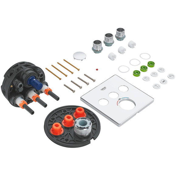 Смеситель для душа Grohe Grohtherm SmartControl 29126000 с термостатом Хром Смеситель для душа Grohe Grohtherm SmartControl 29126000 с термостатом Хром