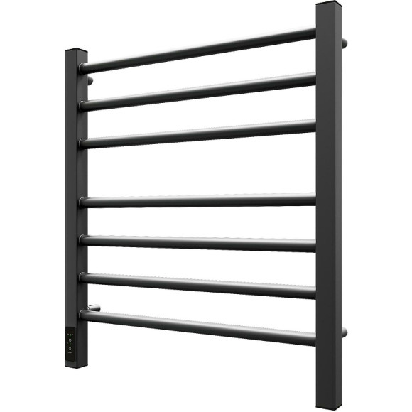 Электрический полотенцесушитель Point Веста PN70756GR П7 500x600 диммер слева Графит премиум Электрический полотенцесушитель Point Веста PN70756GR П7 500x600 диммер слева Графит премиум