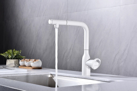 Смеситель для кухни Paulmark Urban Ur213104-431 Белый матовый